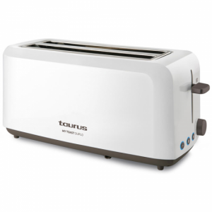 Tostador Taurus MY TOAST DUPLO, 2 ranuras larga, 1450W, blanco