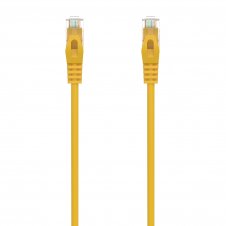 AISENS Cable de Red Latiguillo RJ45 LSZH Cat.6A 500 Mhz UTP AWG24, Amarillo, 25CM