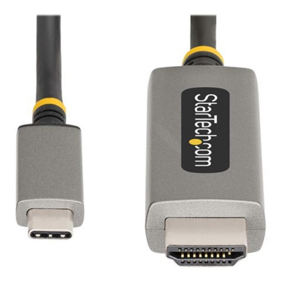 Cable usb tipo c a hdmi startech 2m - macho - macho - gris