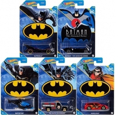 Figura aleatoria coche mattel hot wheels batman
