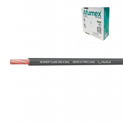 Cablecillo h07z1-k(as) 6,0 mm² gris euro/m