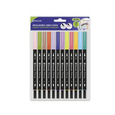330114 rotulador Fino/Extragrueso Azul, Marrón, Cian, Verde, Limón (color), Mauve, Naranja, Rosa, Púrpura, Rojo, Amarillo 12 pieza(s)