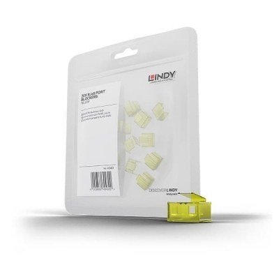 RJ545 PORT LOCKS YELLOW 20PCS.