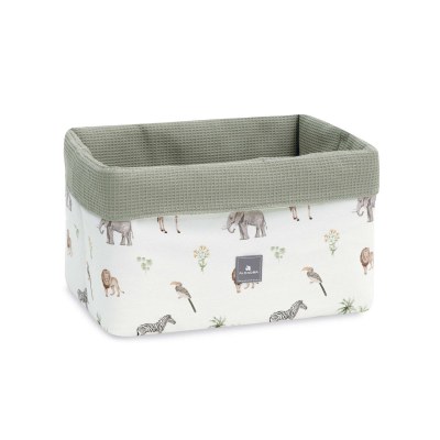 Cesta almacenaje infantil acolchada estampado jungla · 618-147 Natura