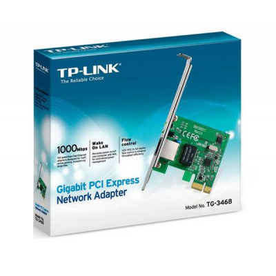 Tarjeta de Red RJ45-PCI Express TP-Link TG-3468/ Gigabit