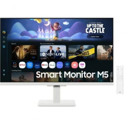 Smart Monitor Samsung M5 S27FM501EU 27/ Full HD/ Multimedia/ Smart TV/ Blanco