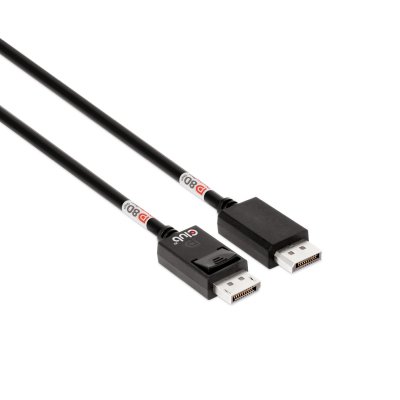 DisplayPort? 2.1 Cable certificado VESA DP80 bidireccional 4K240Hz, 8K60Hz u 10K60Hz M/M 1.6m/5.25ft