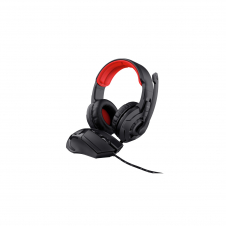 Trust 24761 auricular y casco Auriculares Alámbrico Diadema Juego Negro, Rojo