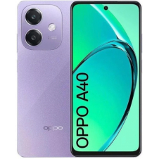 smartphone Oppo a40 capacidad 128gb ram 4gb procesador qualcomm snapdragon 6s 4g gen 1 pantalla 6.67' camara frontal 5mp camara trasera 50mp bateria 5100mah lila