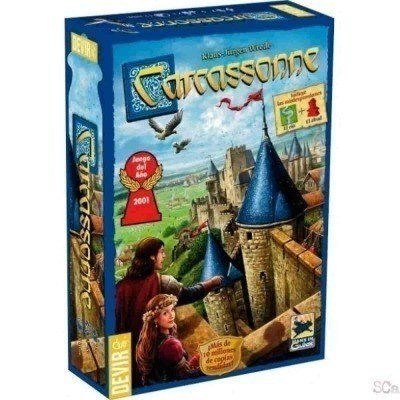 Juego de mesa devir carcassonne pegi 7