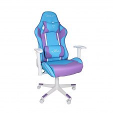 SILLA GAMER OCELOT/COLOR AZUL CON MORADO/SOPORTA HASTA 150KG