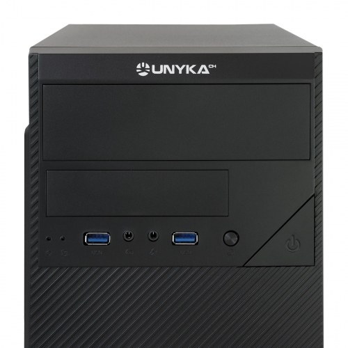 UNYKAch CAJA AERO C20- 500W- MATX - BLACK - 2x USB 3.