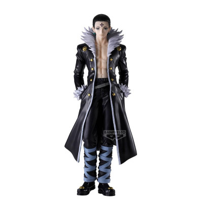 Figura banpresto hunter x hunter grandista quwrof (chrollo lucilfer) 28cm