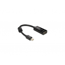 DeLOCK Adapter mini Displayport / HDMI mini Displayport 20-pin M HDMI 19-pin FM Negro