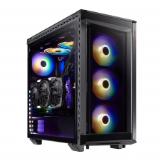 GABINETE GAMER XPG BATTLECRUISER NEGRO E-ATX 4 FAN ARGB USB-C