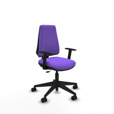 Piqueras y Crespo Elche CP bali lila brazos 1D base piramidal ruedas nailon 65mm