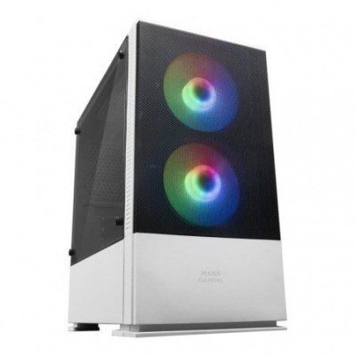 Caja Gaming Semitorre Mars Gaming MCZW/ Blanco