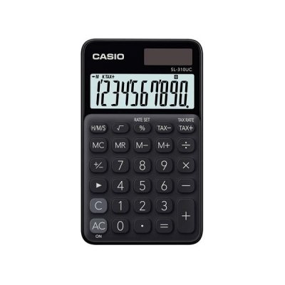 CASIO Calculadora de bolsillo My Color SL-310UC-BK 10 digitos negro