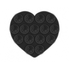 Ventosa CELLY para smartphone Corazon Negro(FIXHEARTBK)