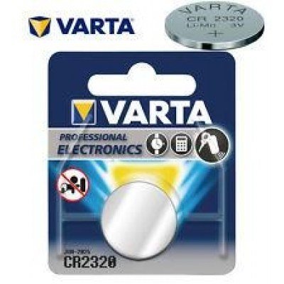 Pila Litio CR2320 VARTA 3Vdc 180mA (Blister 1 pila) 6320101401