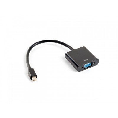 ADAPTADOR LANBERG MINIDISPLAYPORT MACHO/VGA HEMBRA 20CM NEGRO