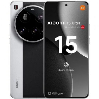 Smartphone Xiaomi 15 Ultra - 16GB RAM | 512GB almacenamiento | Pantalla 6.73 | 5G | NFC | Color plata cromada