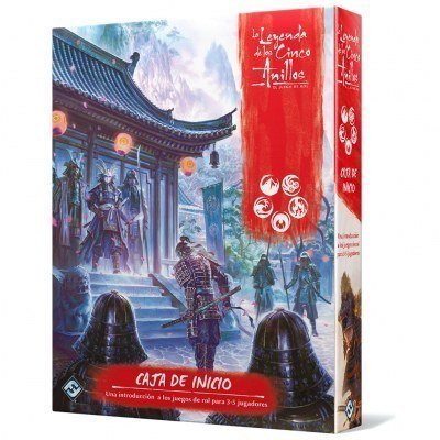 Juego de mesa la leyenda de los 5 anillos caja de inicio pegi 14