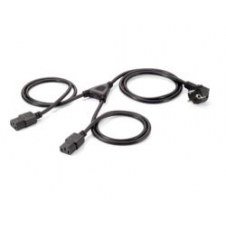 Cable Equip Schuko/m A 2xc13/h 1,8m Negro
