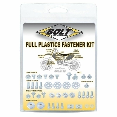 BOLT Plastics Fastening Kit Stainless Steel Suzuki RM-Z 250/450 SUZ-PFK1