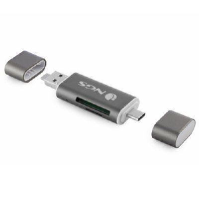 Lector de Tarjetas Externo NGS ALLYREADER/ USB 2.0/ USB Tipo-C / Micro USB