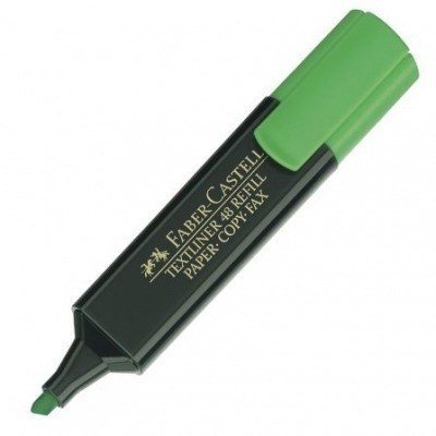 Marcador Fluorescente Faber Castel 09154863/ Verde