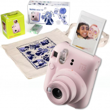 Fujifilm Instax Mini 12 Cámara Instantánea Kit Navidad Blossom Pink