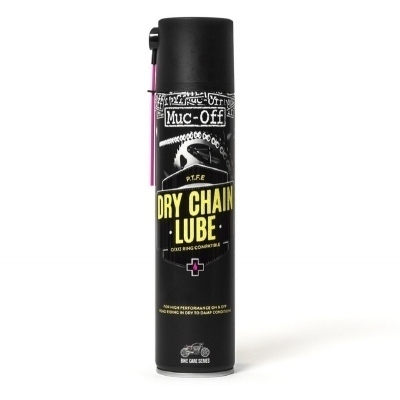 Grasa de cadena (para seco) con PTFE (teflon) Muc-Off Motorcycle Dry Chain Lube Spray 400ml 649