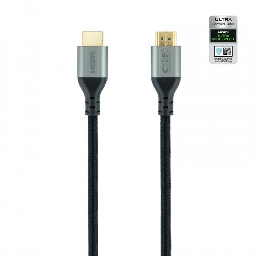 CABLE HDMI 2.1 CERTIFICADO ULTRA HS M-M NEGRO 3 M
