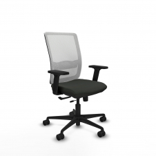 Piqueras y Crespo Haches traslack malla blanca bali negro brazos 2D base nailon ruedas 65mm nailon