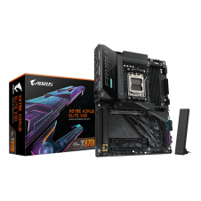GIGABYTE X870E AORUS ELITE X3D Placa Base – Compatible con procesadores AMD Ryzen 9000, VRM digital de 16+2+2 fases, hasta 9000 Hz DDR5 (OC), 2 x PC