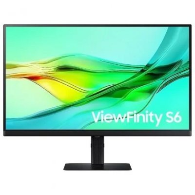 Monitor profesional Samsung ViewFinity S6 S27D600UAU - 27 QHD | Altura regulable | Color negro