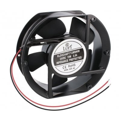 VENTILADOR 24Vdc 172x150x51mm 19W 2 Cables BOLAS Luft