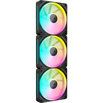 Ventilador caja corsair lx120 icue link rgb 3x 120mm negro