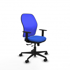 Piqueras y Crespo Jorquera traslack malla azul bali azul brazos 1D base nailon ruedas 65mm nailon