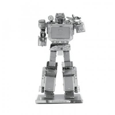 MAQUETA 3D METAL FASCINATIONS SOUNDWAVE TRANSFORMERS MONTAJE SIN PEGAMENTO NI SOLDADURA MAQUETAS 3D