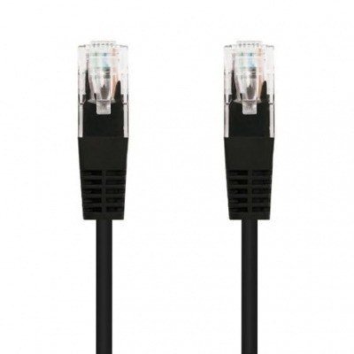Cable de Red RJ45 UTP Nanocable 10.20.0400-BK Cat.6/ 0.5m/ Negro