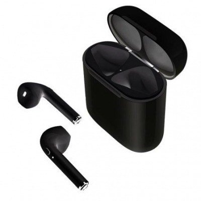 Auriculares Bluetooth Muvit Airpods MUHPH0122 con estuche de carga/ Autonomía 5h/ Negros