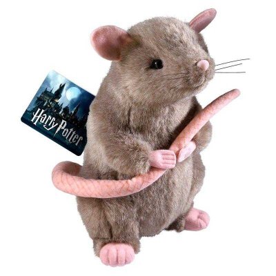 Peluche the noble collection harry potter scabbers