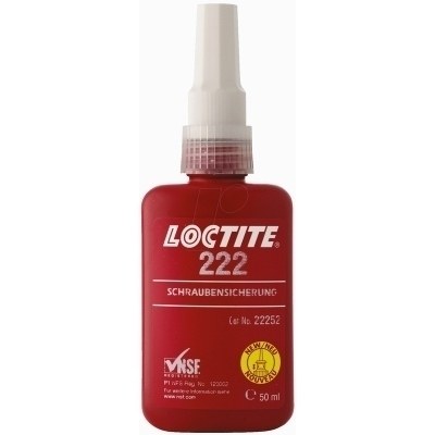 Fijador de roscas de baja resistencia LOCTITE 222 50ML 195743