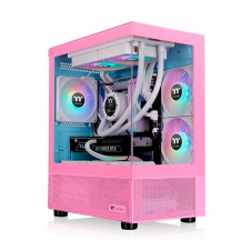 GABINETE THERMALTAKE VIEW 170 TG ARGB SNOW ROSA MICRO TOWER 3X
