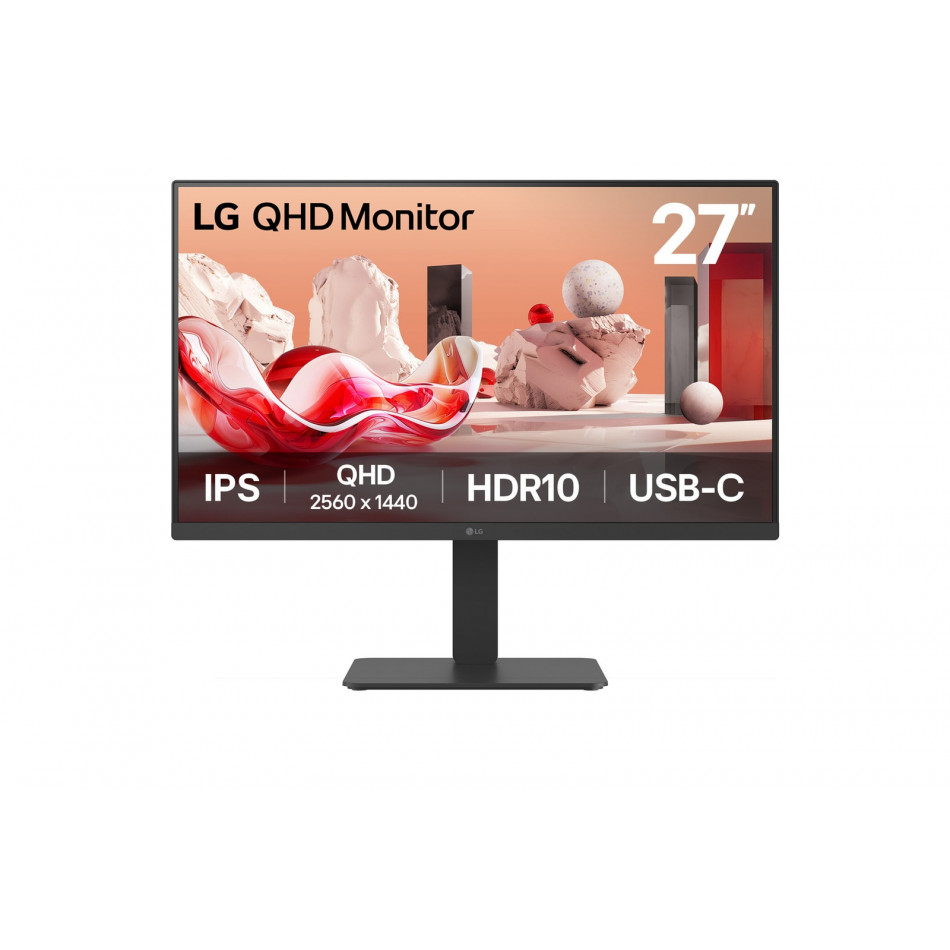 27BA65QB pantalla para PC 68,6 cm (27") 2560 x 1440 Pixeles Wide Quad HD LED Negro