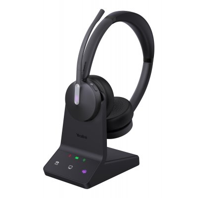 WH64 Dual Teams Auriculares Inalámbrico Diadema Oficina/Centro de llamadas USB Tipo C Bluetooth Negro