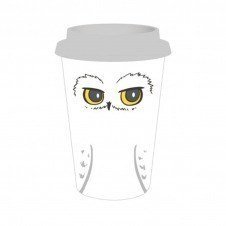 Vaso de viaje half moon bay harry potter hedwig