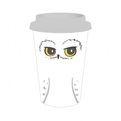 Vaso de viaje half moon bay harry potter hedwig